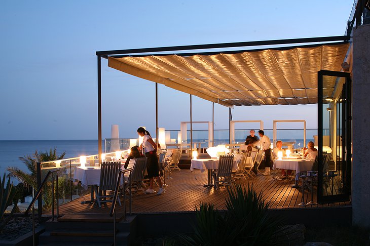 Farol Design Hotel terrace restaurant
