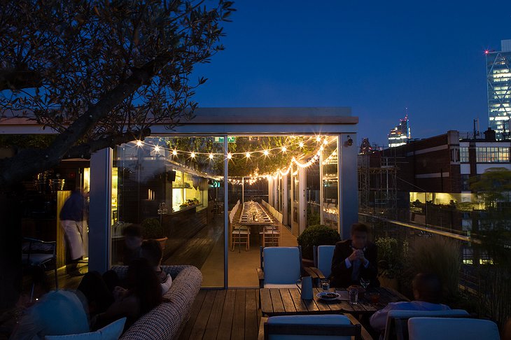 Boundary rooftop terrace