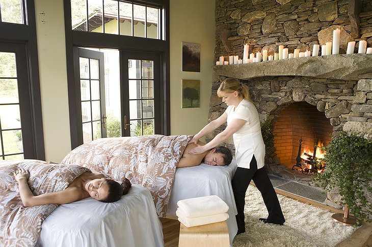 Massage at the Winvian spa