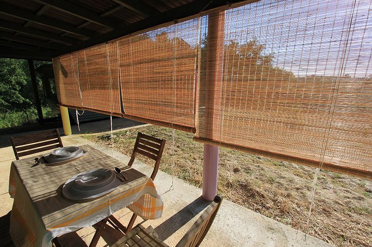 Dining terrace of Oliveira