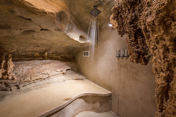 Cave bathroom