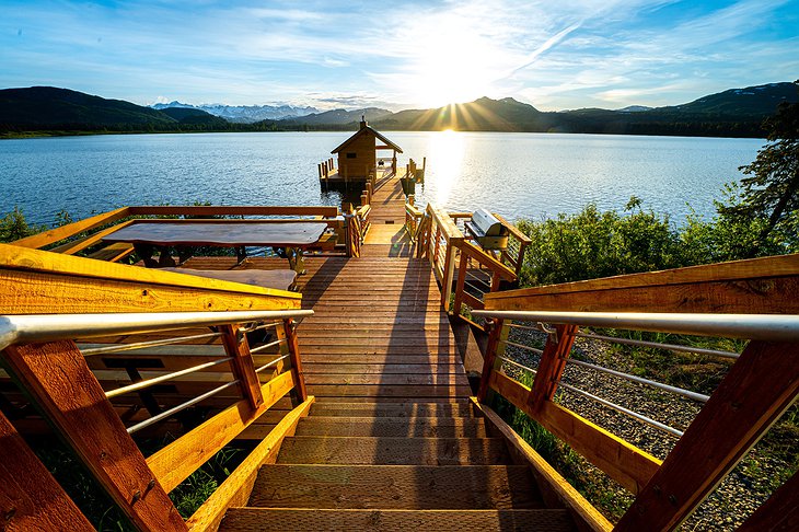 Tordrillo Mountain Lodge Pier