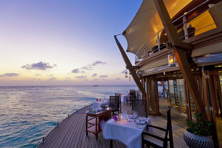 Baros Maldives Lighthouse Restaurant Ocean Panorama