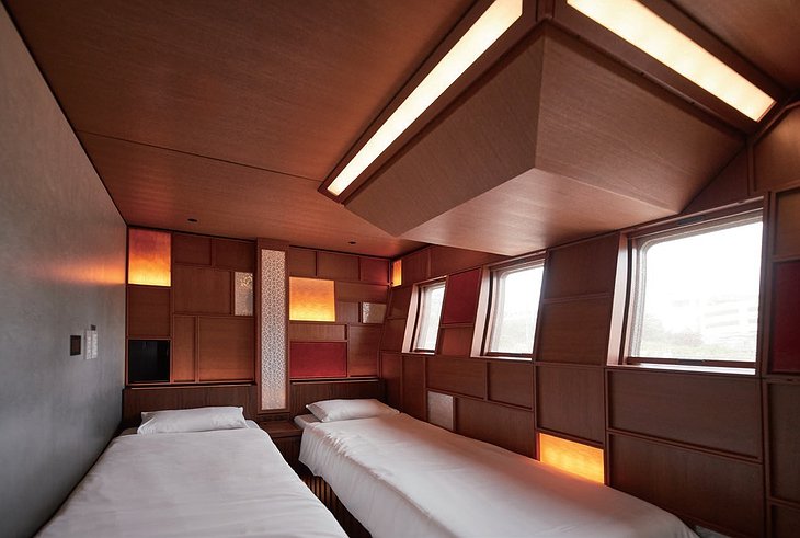 Shiki-Shima Train Suite Bedroom