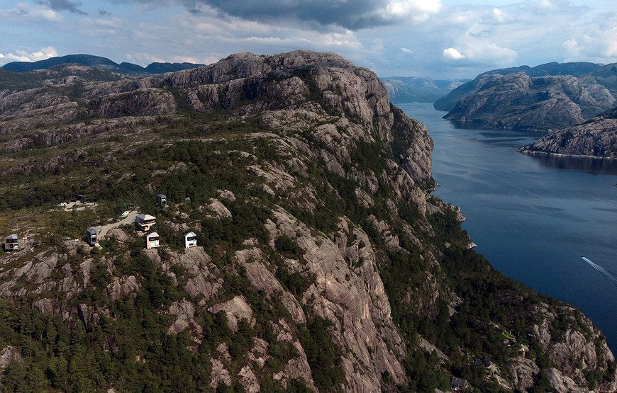 The Bolder Lodges - Float Above Norway's Lysefjord in These Gravity-Defying Mountain Cabins