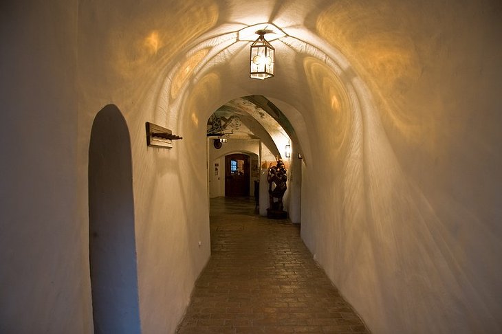 Hotel Burg Oberranna corridor