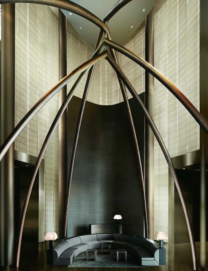Armani Hotel lounge design