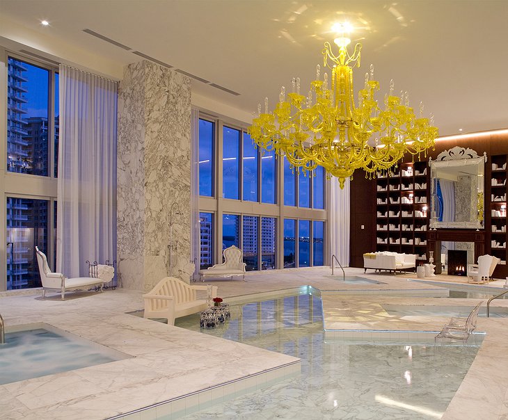 Viceroy Miami spa pools