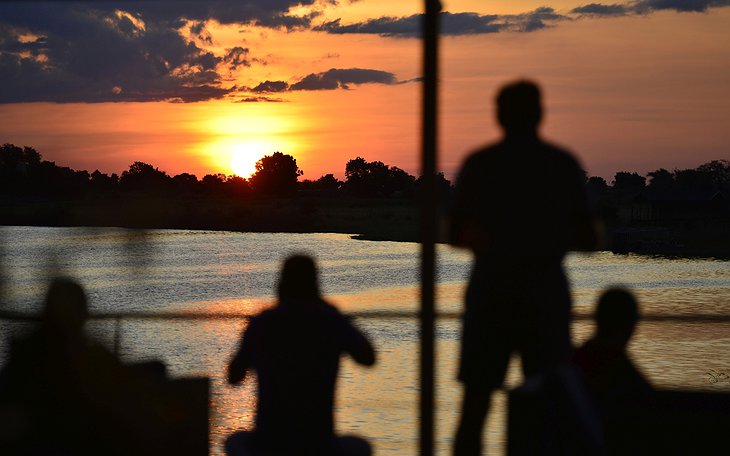Zambezi Queen sunset