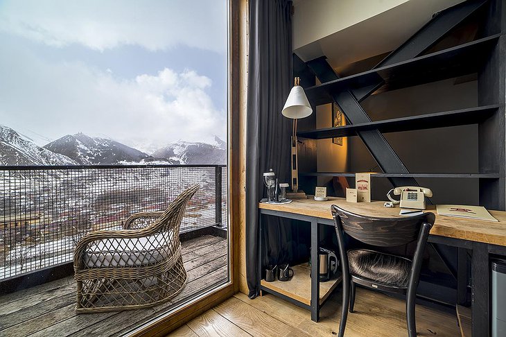 Rooms Hotel Kazbegi Bedroom Balcony