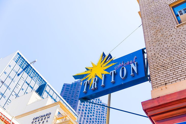 Hotel Triton sign