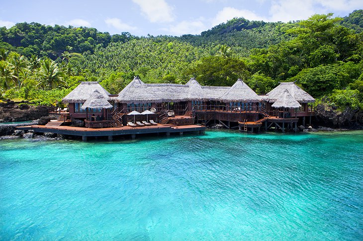 Laucala Island Resort overwater villa
