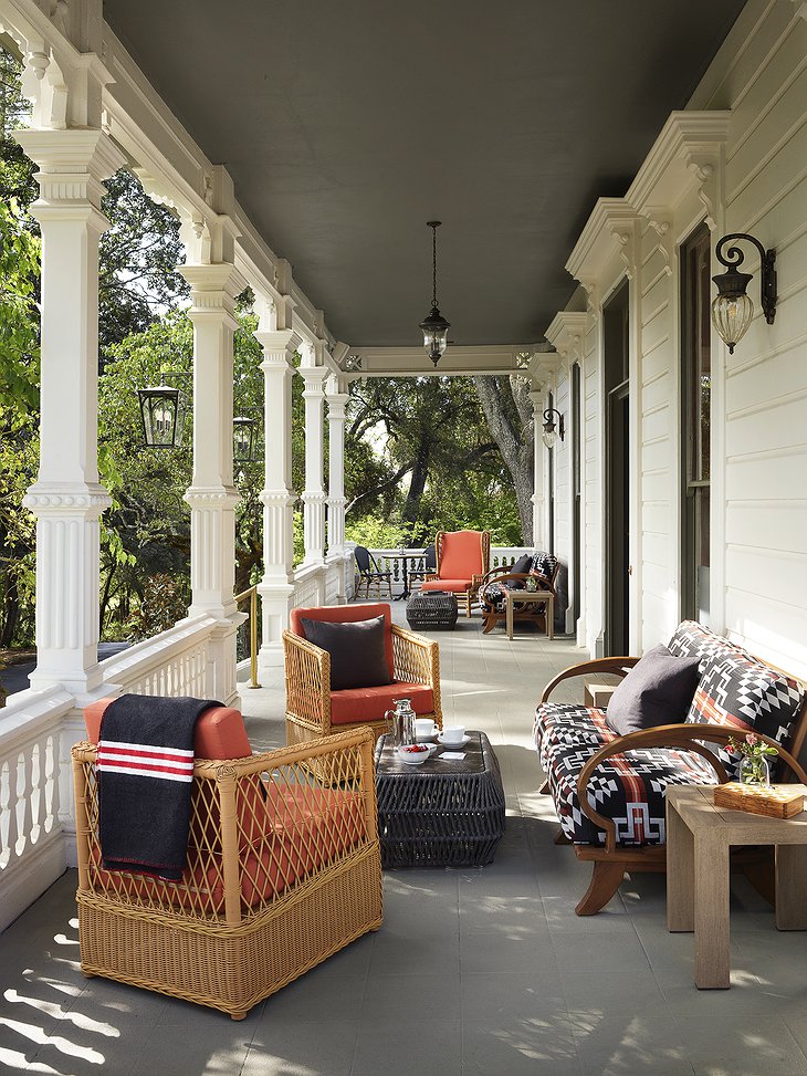 The Madrona Hotel Front Porch