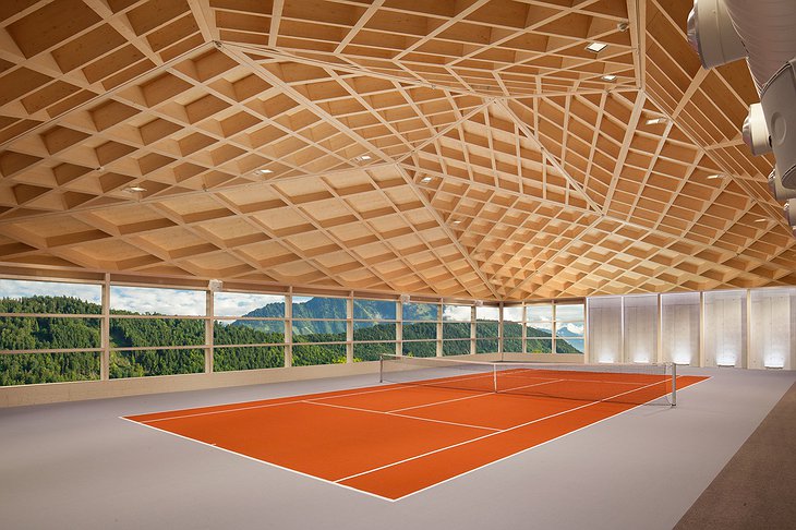 Bürgenstock Hotel Roofed Tennis Court