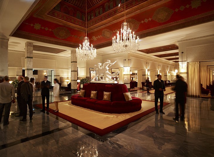La Mamounia hotel lobby
