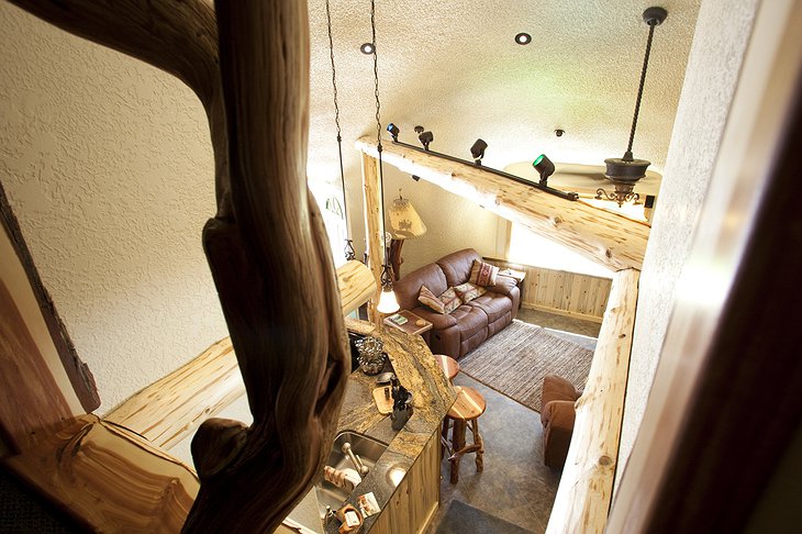 Hobbit House living room