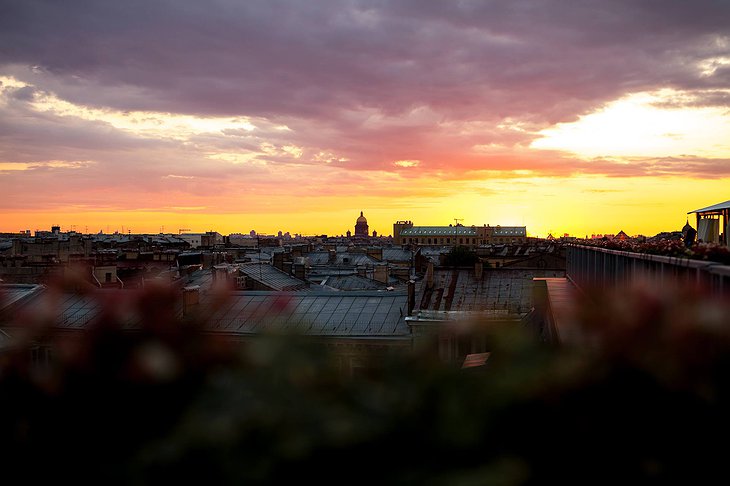 The State Hermitage Museum Official Hotel Rooftop Terrace Panorama