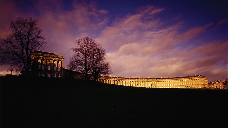 The Royal Crescent Hotel at dawn