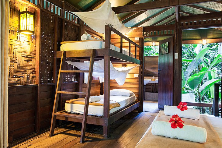 Our Jungle House Resort Treehouse Bunk Beds