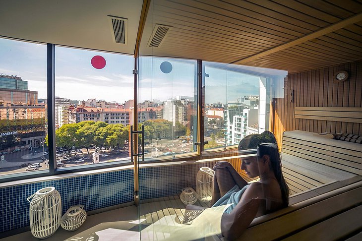 EVOLUTION Lisboa Hotel Panoramic Sauna With City View