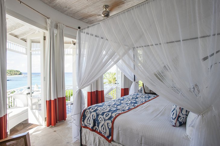 Mustique Island bedroom with views