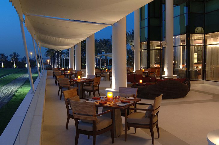 Desert Palm Resort Dubai terrace restaurant