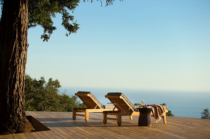 Ventana Big Sur Spa Deck Chairs