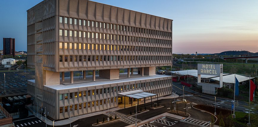 Hotel Marcel New Haven - Brutalist Revival