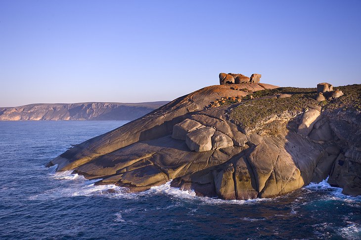 Giant rock formations on the shore of Kangaroo Island