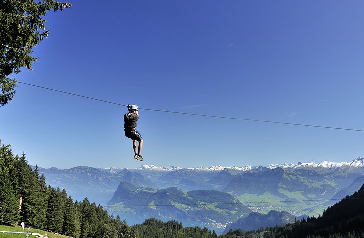 Pilatus zip-lining