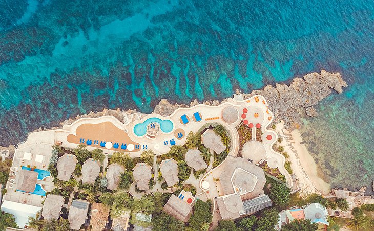 Ocean Cliff Hotel Resort Above The Limestone Cliffs