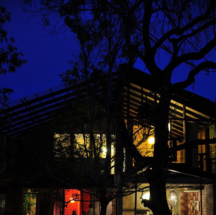 Sekeping Tenggiri pool at night