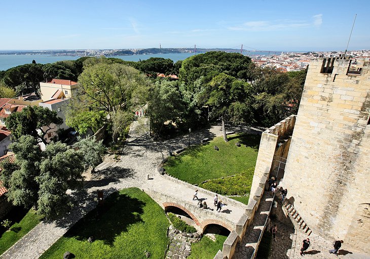Solar do Castelo views on the castle and panorama on Lisbon