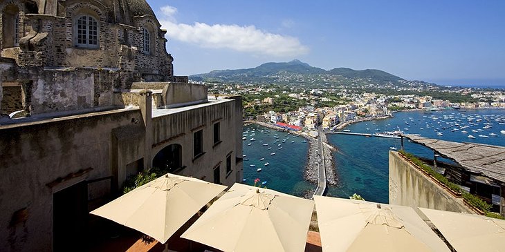 View from the terrace of Albergo Il Monastero hotel