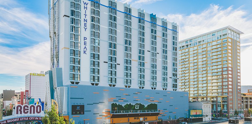 Whitney Peak Hotel - The Hotel Whose Facade Is A Climbing Wall