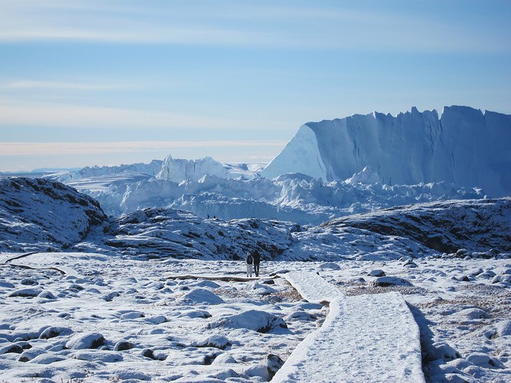 Iceberg hike