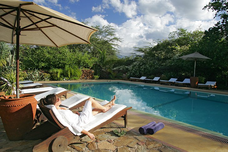 Loisaba Lodge swimming pool