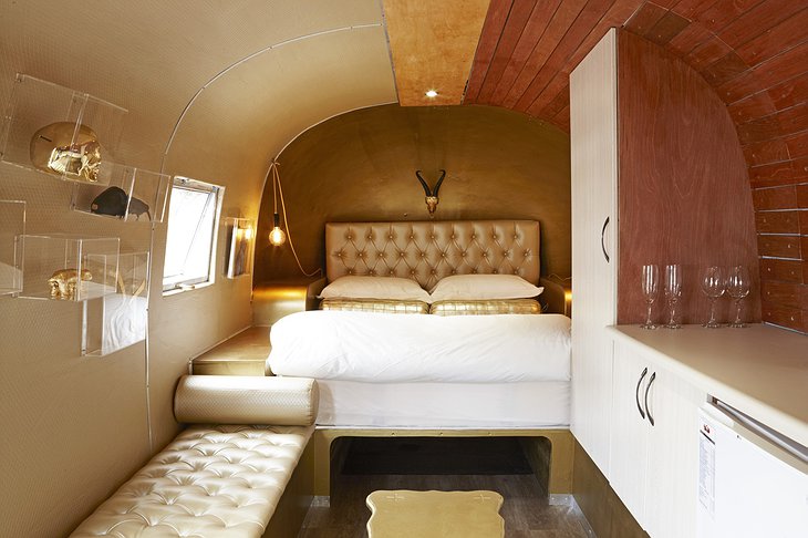 Gold Rush trailer bedroom