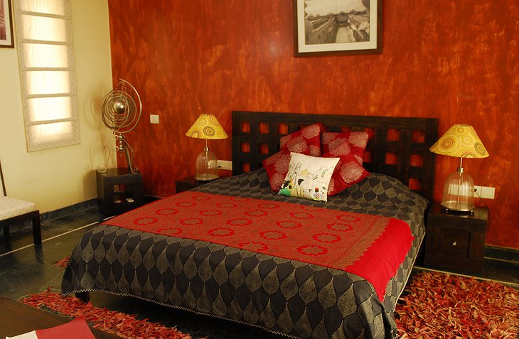 The Farm Jaipur hotel bedroom