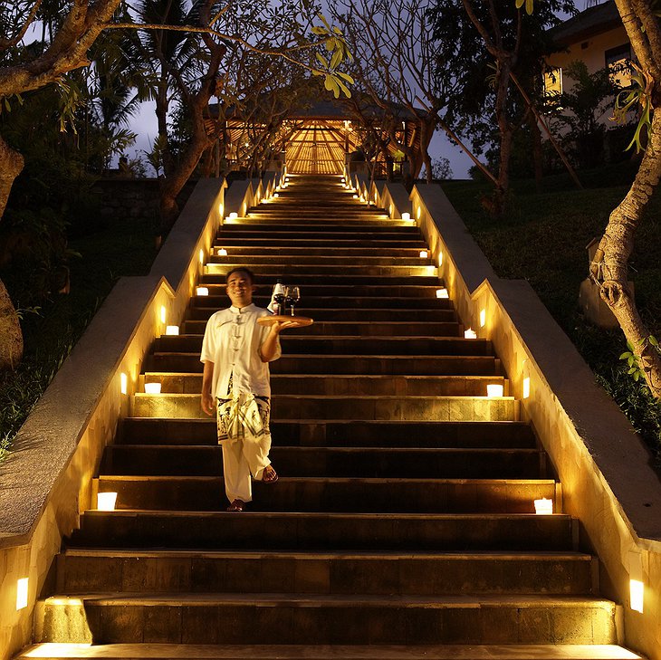 Room service at Hanging Gardens Ubud