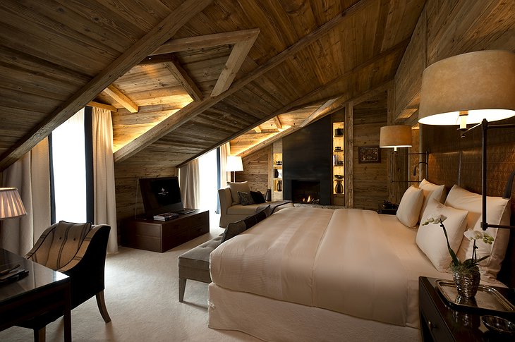 Alpina Gstaad Panorama Suite Bedroom