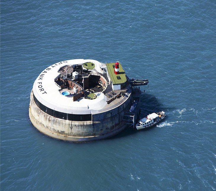 Spitbank Fort aerial