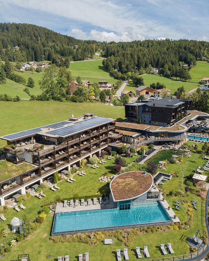 Hotel Chalet Mirabell Aerial