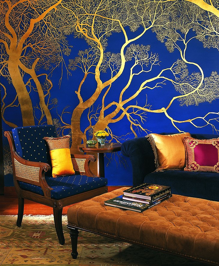 The Oberoi Vanyavilas colorful interior