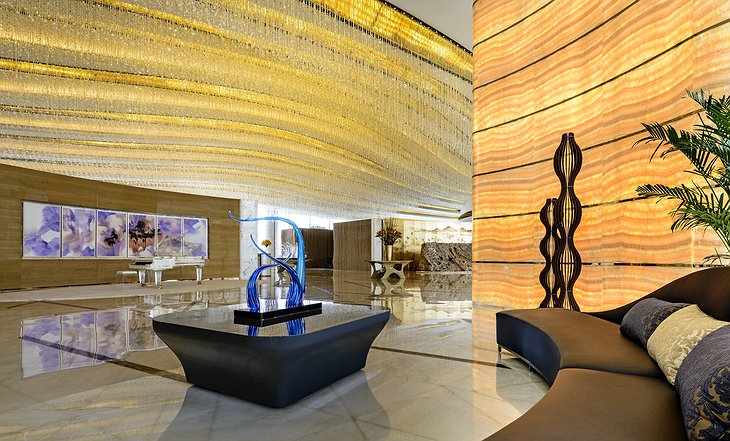 Sheraton Huzhou Hot Spring Resort lobby design details