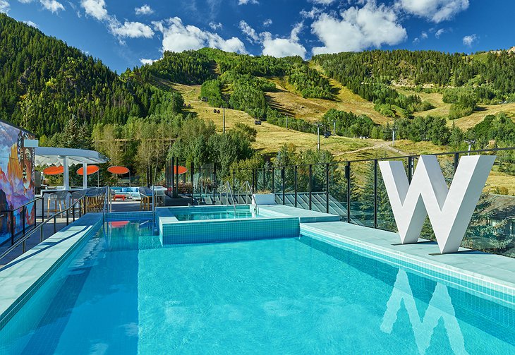 W Aspen Hotel Rooftop Pool