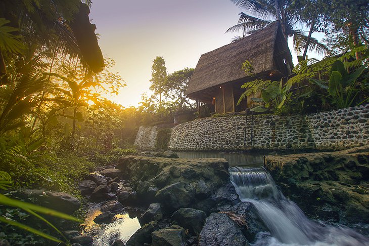 Hideout Bali bamboo house in the jungle